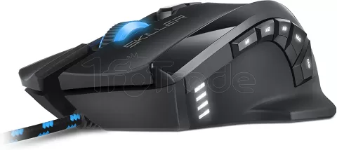 Photo de Souris filaire Gamer Sharkoon Skiller SGM1 RGB (Noir)