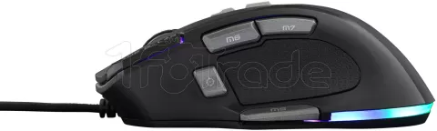 Photo de Souris filaire Gamer The G-Lab Kult Nitrogen Atom RGB (Noir)