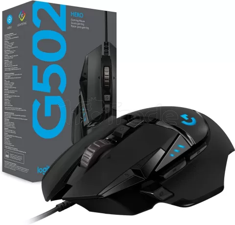 Photo de Souris filaire Logitech G502 Hero RGB (Noir)