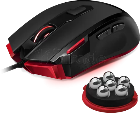 Photo de Souris filaire Spirit of Gamer Pro-M3 RGB + Tapis (Noir)