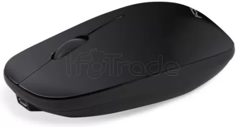 Photo de Souris sans fil Advance Shiny Rechargeable (Noir)