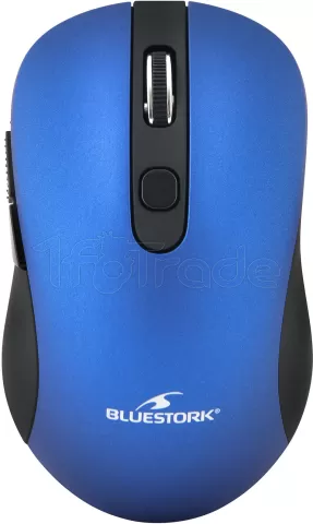 Photo de Souris sans fil Bluestork Office60 (Noir/Bleu)