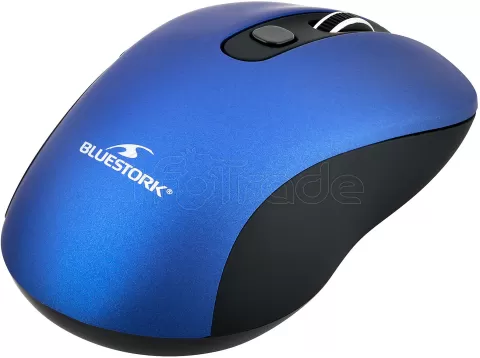 Photo de Souris sans fil Bluestork Office60 (Noir/Bleu)