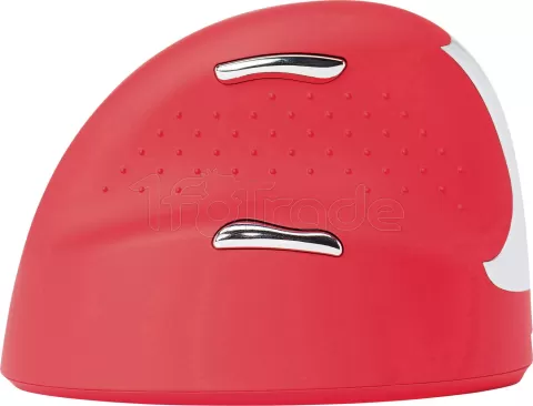 Photo de Souris sans fil Bluetooth ergonomique pour gaucher R-Go He Sport (Gris/Rouge)