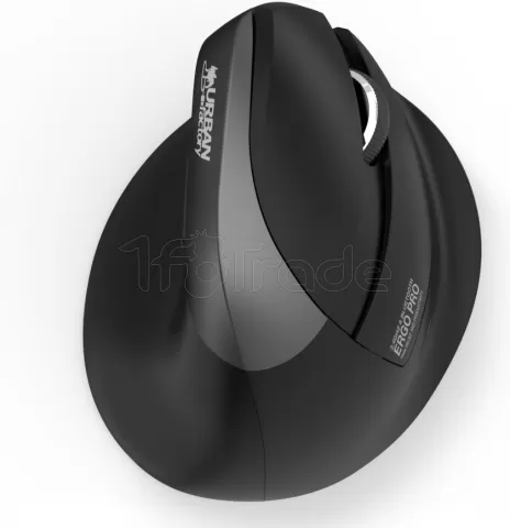 Photo de Souris sans fil Bluetooth ergonomique Urban Factory Ergo Pro RGB pour droitier (Noir)