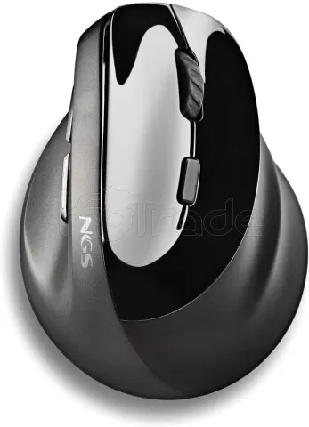 Photo de Souris sans fil ergonomique NGS Evo Moksha (Noir)