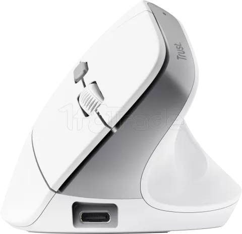 Photo de Souris sans fil ergonomique Trust Bayo II (Blanc)