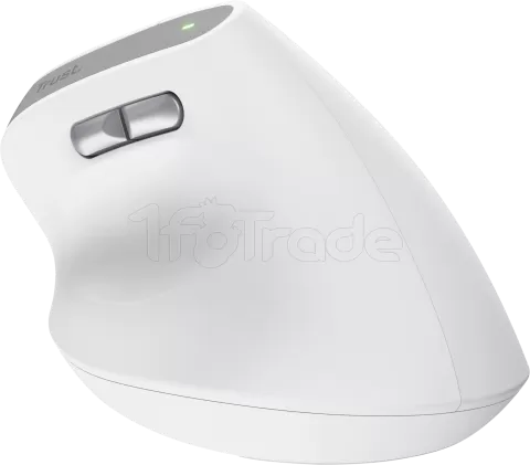 Photo de Souris sans fil ergonomique Trust Bayo II (Blanc)