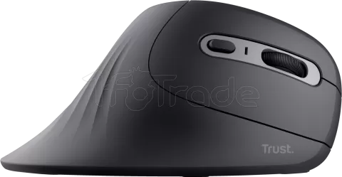 Photo de Souris sans fil ergonomique Trust pour droitier Verto (Noir)