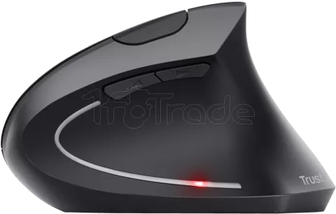 Photo de Souris sans fil ergonomique Trust Verto (Noir)