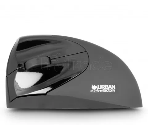 Photo de Souris sans fil ergonomique Urban Factory pour gaucher (Noir)