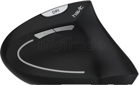 Photo de Souris sans fil ergonomique verticale Havit MS550GT (Noir)