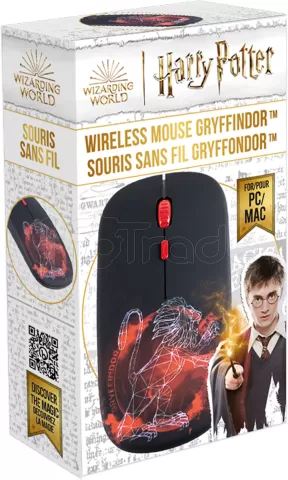 Photo de Souris sans fil Freaks and Geeks Harry Potter Gryffondor (Noir)