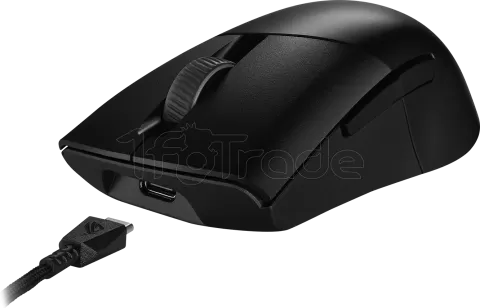 Photo de Souris sans fil Gamer Asus Rog Keris Aimpoint (Noir)