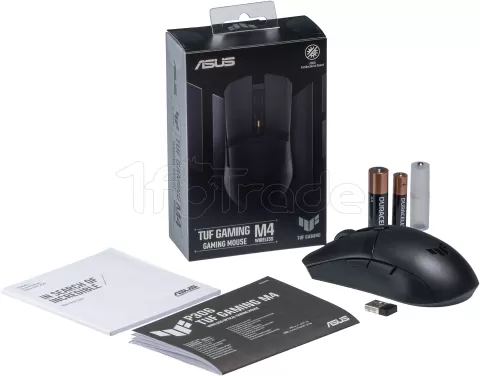 Photo de Souris sans fil Gamer Asus Tuf Gaming M4 (Noir)