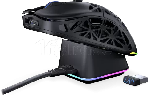 Photo de Souris sans fil Gamer Endorfy Liv Plus RGB (Noir)