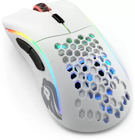 Photo de Souris sans fil Gamer Glorious Model D Minus (D-) RGB (Blanc Mat)