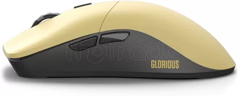 Photo de Souris sans fil Gamer Glorious Model O Pro (Or/Noir)