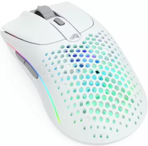 Photo de Souris sans fil Gamer Glorious Model O2 RGB (Blanc)