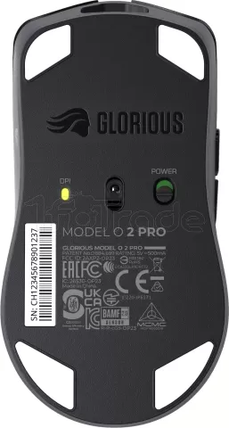 Photo de Souris sans fil Gamer Glorious PC Gaming Race Model O2 Pro 1K (Noir)