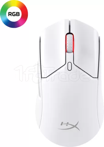 Photo de Souris sans fil Gamer HyperX Pulsefire Haste 2 RGB (Blanc)