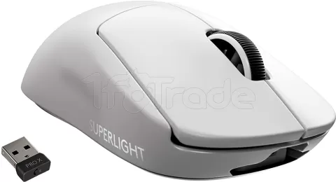 Photo de Souris sans fil Gamer Logitech Pro X Superlight (Blanc)