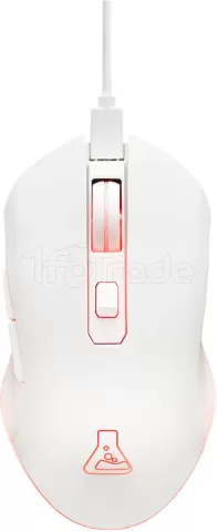 Photo de Souris sans fil Gamer The G-Lab Kult Hélium RGB (Blanc)