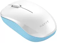 Photo de Souris sans fil Havit MS66GT-WB (Blanc/Bleu)