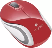 Photo de Souris sans fil Logitech Cordless Laser M187 (Rouge)