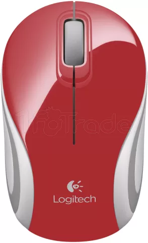 Photo de Souris sans fil Logitech Cordless Laser M187 (Rouge)