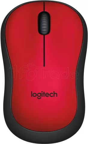 Photo de Souris sans fil Logitech M220 Silent (Rouge)