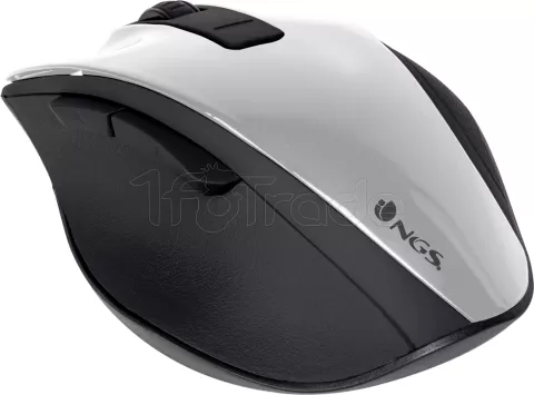 Photo de Souris sans fil NGS Bow (Noir/Blanc)