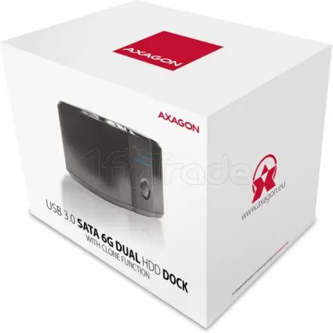 Photo de Station d'accueil Axagon ADSA-ST pour 2x S-ATA 2,5"/3,5" - USB 3.2