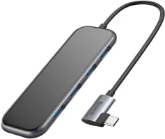 Photo de Station d'accueil portable USB-C 3.0 Baseus Mirror 6en1 (Gris)