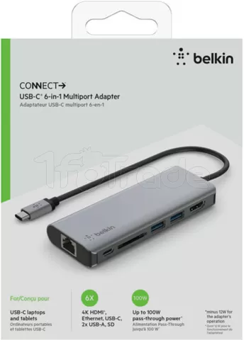 Photo de Station d'accueil portable USB-C 3.0 Belkin Connect (Gris)