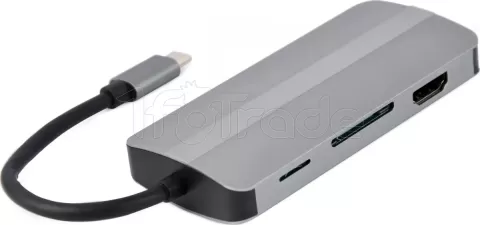 Photo de Station d'accueil portable USB-C 3.0 CableXpert 8-02 (Gris)