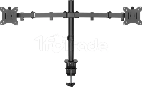 Photo de Support double-écran à fixer Goobay Double Flex 17"-32" (8kg max) (Noir)