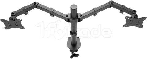 Photo de Support double-écran à fixer Goobay Double Flex 17"-32" (8kg max) (Noir)