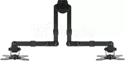 Photo de Support double-écran à fixer Tooq DB1232TN 13"-32" (8kg max) (Noir)