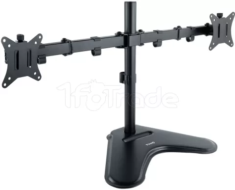 Photo de Support double-écran à poser Tooq DB1702TN 17"-32" (9kg max) (Noir)