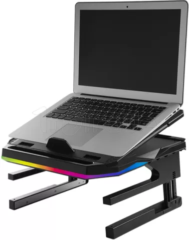 Photo de Support réhausseur Enermax Rotatable Tank Stand RGB (Noir)