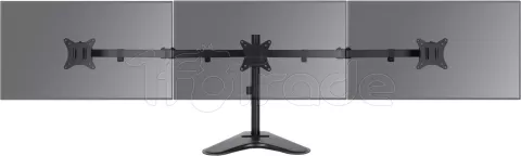 Photo de Support triple-écran à poser Tooq DB1704TN 13"-27" (7kg max) (Noir)