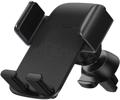 Photo de Support universel de téléphone Baseus Easy Control pour voiture sur grille d'aération (Noir)