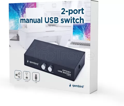 Photo de Switch KVM USB Gembird DSU-21