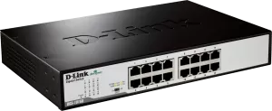 Photo de Switch réseau ethernet Gigabit rackable D-Link DGS-1016D - 16 ports