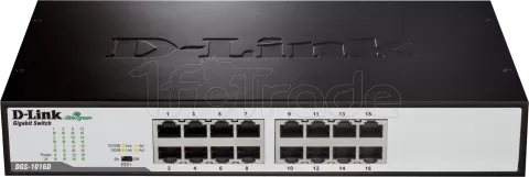 Photo de Switch réseau ethernet Gigabit rackable D-Link DGS-1016D - 16 ports