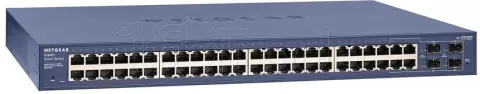 Photo de Switch réseau ethernet Gigabit rackable Netgear Smart Switch ProSafe GS748T (SFP) - 48 ports