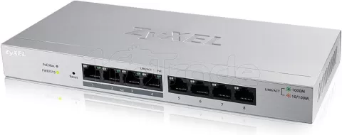 Photo de Switch réseau ethernet Gigabit Zyxel GS1200-HP v2 - 8 ports dont 4x PoE