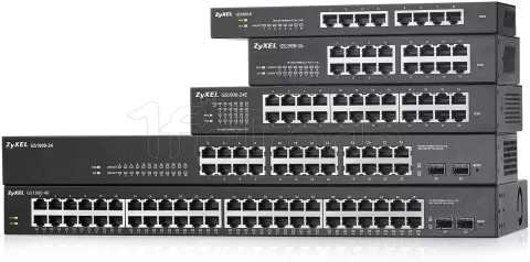 Photo de Switch réseau ethernet Gigabit Zyxel GS1900-E v2 - 24 ports