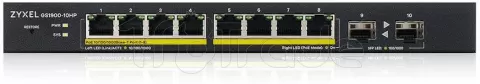 Photo de Switch réseau ethernet Gigabit Zyxel GS1900-HP - 10 ports dont 8x PoE